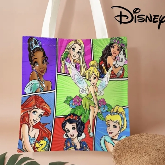Disney Princesses Canvas Tote Bag - Picture 1 of 3